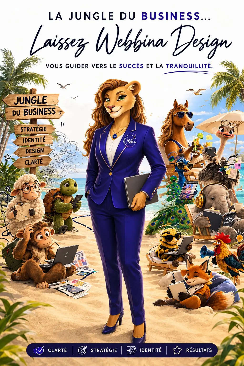 Webbina Design — la jungle du business