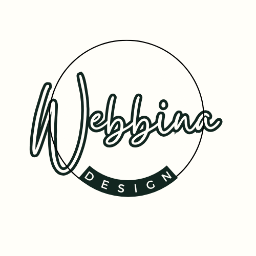 alt="Logo Webbina Design Fond sombre".